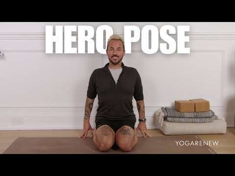 Hero Pose | Yoga Poses | YogaRenew How To Yoga Pose Video