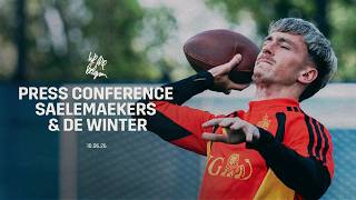 LIVESTREAM | Press conference with Koni De Winter & Alexis Saelemaekers