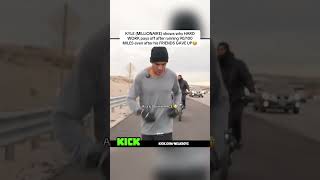 KYLE (MILLIONAIRE) shows why HARD WORK pays off after running 90/100 MILES even after his FRIENDS