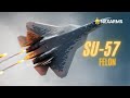 Russia Sukhoi Su 57 incredible Show in Dubai Airshow 2025 #DubaiAirshow2025 #Su57felon #su57