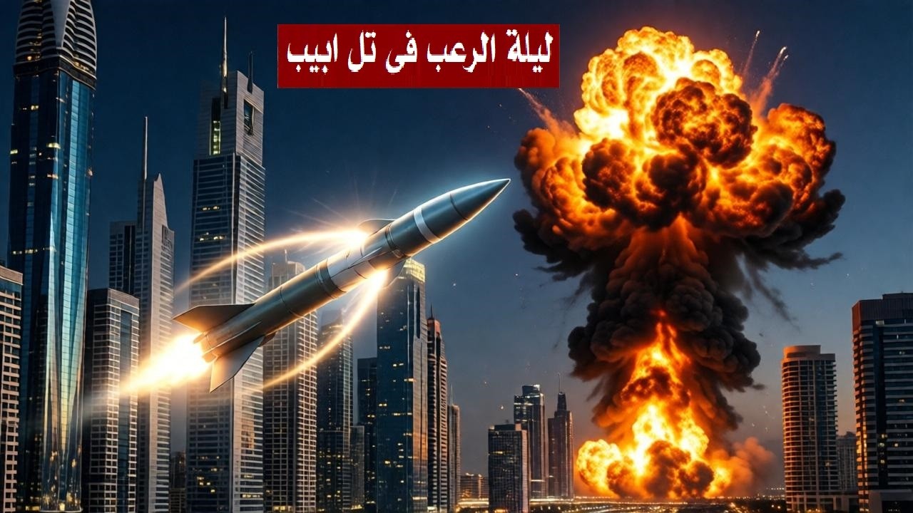 🔴شاهد الهلع والصراخ فى تل ابيب ايران تطلق صاروخ يهودى يزلزل سماء الكيان بالكامل