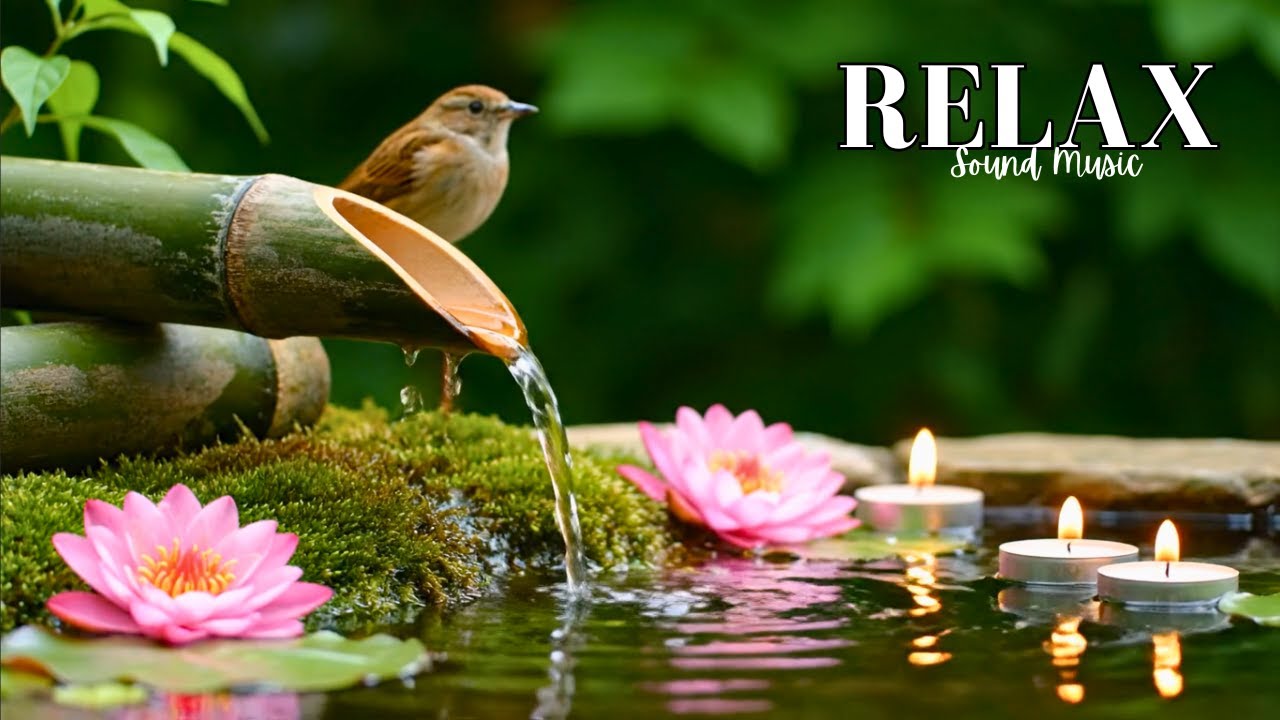 Relaxing Music • Water Sounds 🌿 Calm Your Heart, Relieving Anxiety | Deep Sleep