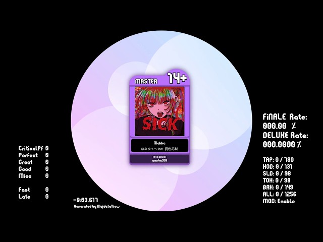 maimaiオーダーページ•*¨*•.¸¸♬ maimai創作譜面 MMFC13 # 43】 Makka - ゆよゆっぺ feat. 夏色花梨