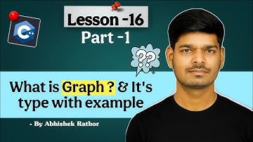Lecture 16 | Part 1  Graph in C++ | Recursion in C++ | DSA Syntax Error  