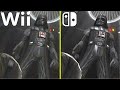 Star Wars The Force Unleashed Nintendo Wii vs Switch Early Graphics Comparison