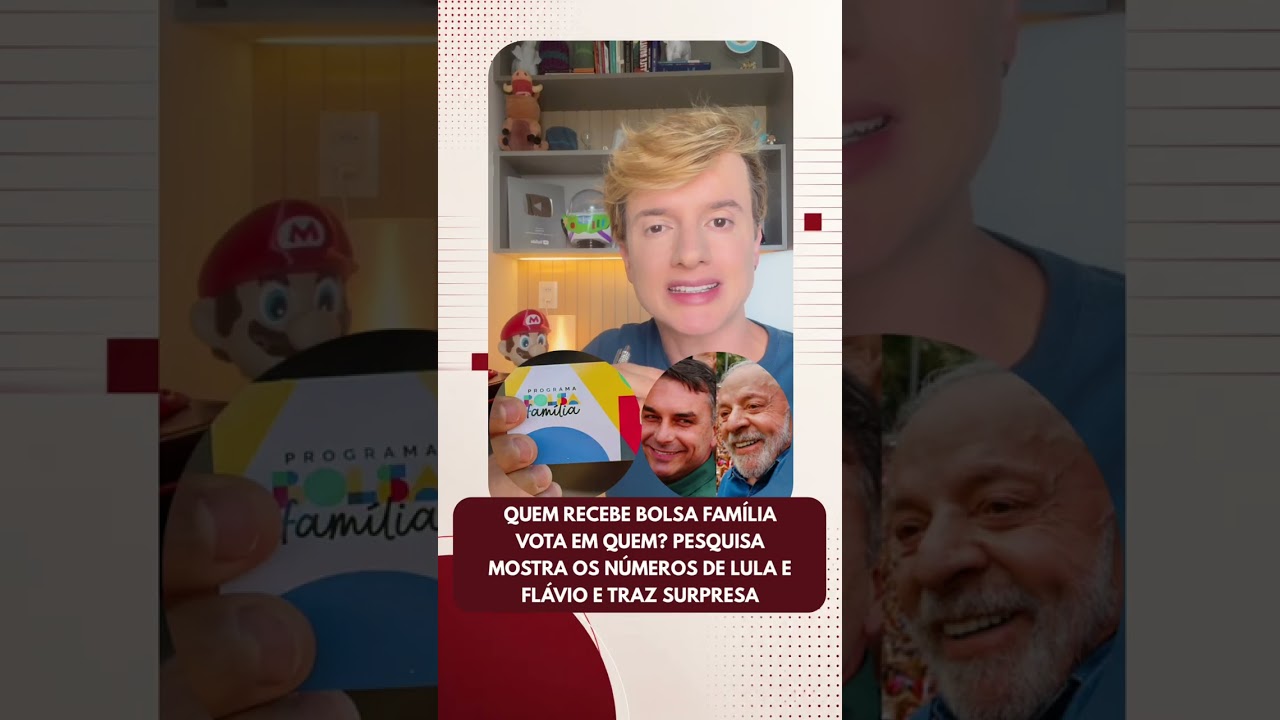 Quem recebe Bolsa Família vota em quem? Pesquisa mostra os números de Lula e Flávio e traz