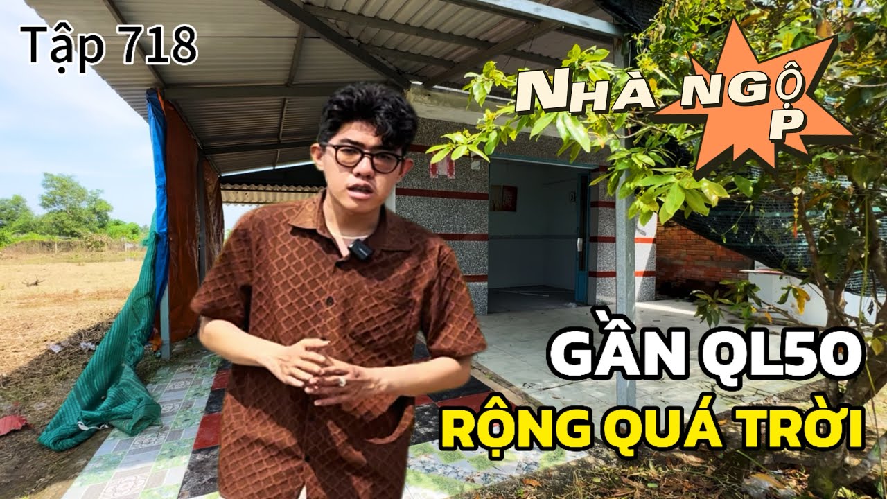 Nhà vườn rộng tới 1200m2🔥Ao cá - View kênh - Gần QL50 | Tập 718 - Việt Phạm Nhà Đất