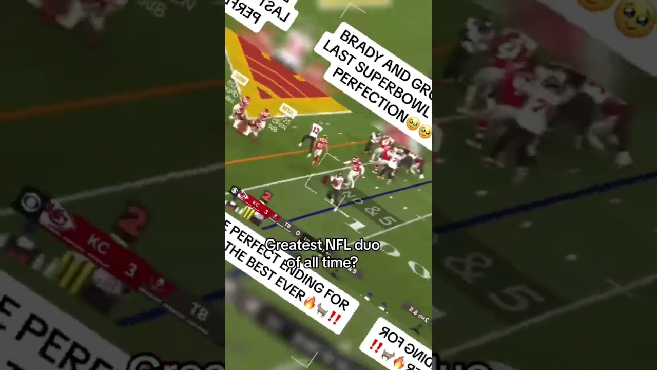 🏈 Tom Brady and Rob Gronkowski greatest NFL duo of all time? 