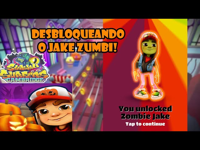 Como conseguir o Zombie Jake no Subway Surfers - Dluz Games