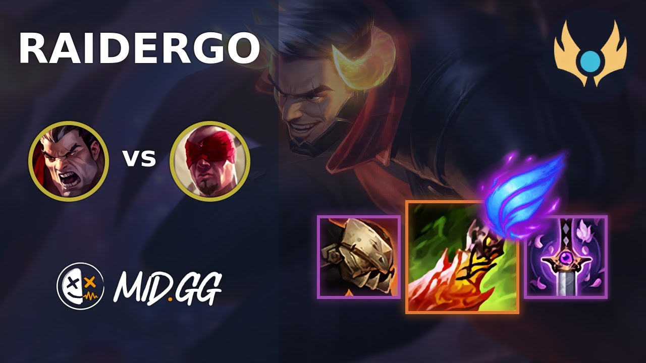 MID.GG: [ RaiderGO ] Darius JUNGLE vs Lee Sin | KR CHALLENGER | LOL Season 2025