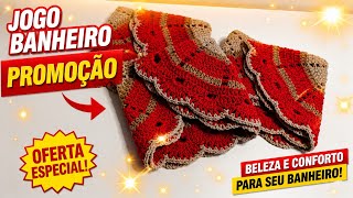 😱 LANÇAMENTO! Jogo de Banheiro Modelo Novo + Medidas Diferenciadas.