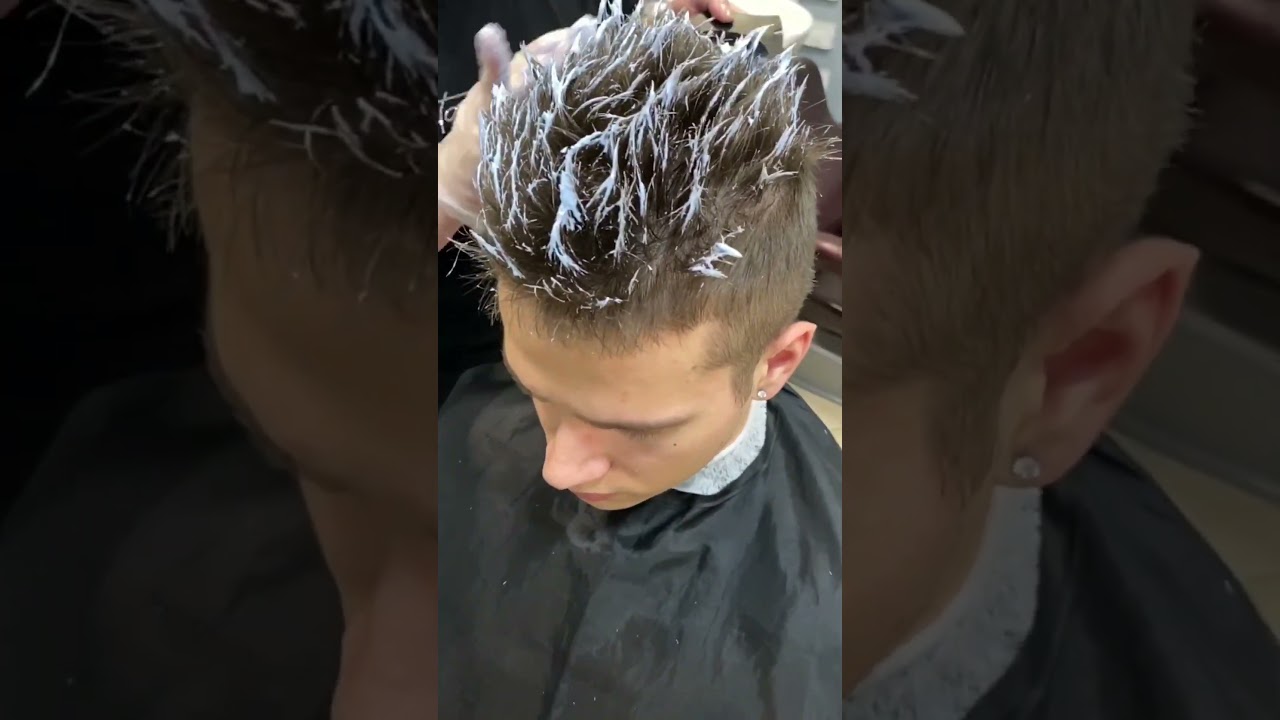 Мелирование мужское в салоне красоты Vmeste.