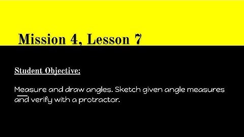 Mission 4, Lesson 7 Math Video