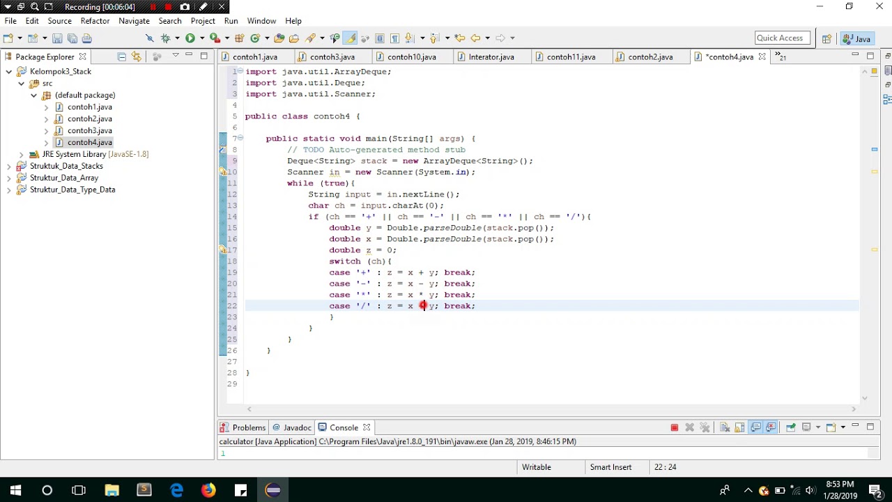 Stack (Tumpukan) - Latihan 2 - YouTube