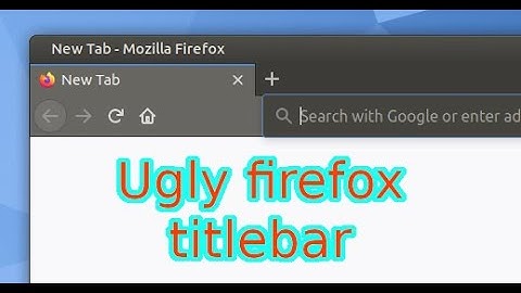How to Hide Titlebar from Firefox on Linux
