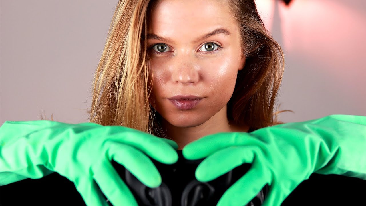 ASMR Ear Massage & Glove Sounds (Latex, Rubber)