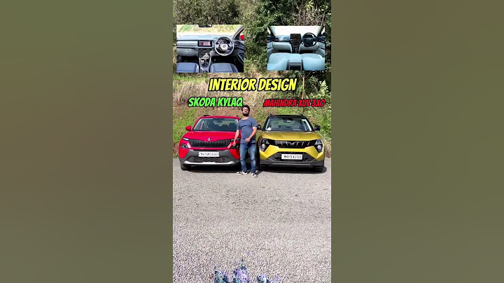 Skoda Kylaq Vs Mahindra XUV 3XO