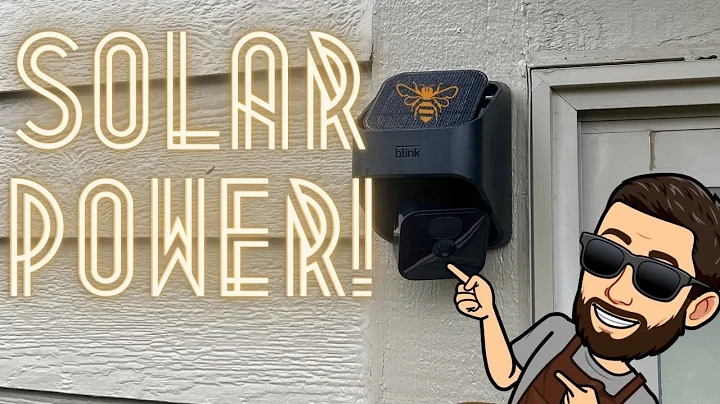 Solar Panel Blink Camera Setup