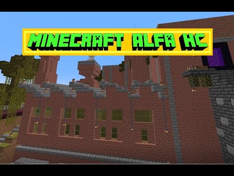 Minecraft Hardcore #4 Dekoracja bazy ze zewnątrz + fabryka - YouTube