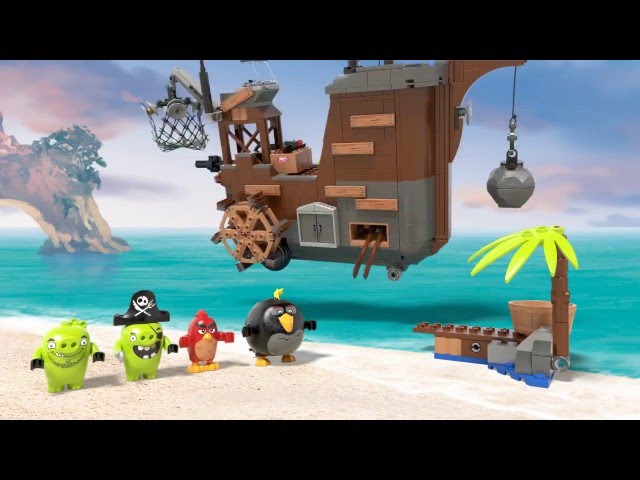 LEGO Set 75825-1 Piggy Pirate Ship (2016 Angry Birds)