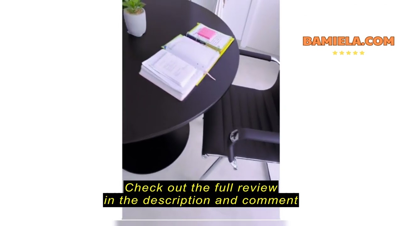 Review WAHSON OFFICE CHAIRS Wahson 1 PCS Meeting Office Chair Reception Chairs in PU Leather,Visitor