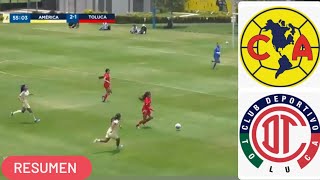 América vs Toluca | Femenil Sub-19 | Semifinal | Resumen | Clausura 2024