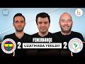 Fenerbahçe 2-2 Rizespor Maç Sonu | Bışar Özbey, Gökhan Dinç ve Samet Süner