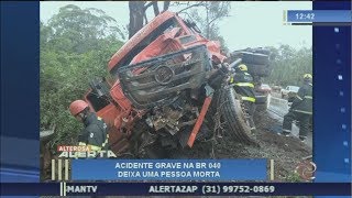 4 feridos em acidente na BR-040
