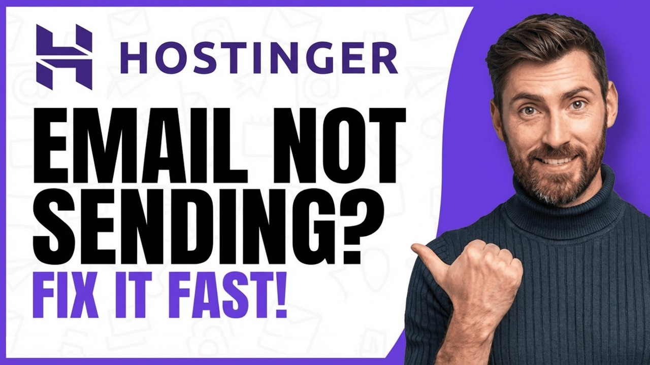 How To Fix Hostinger Email Not Sending [NEW 2026 Guide]