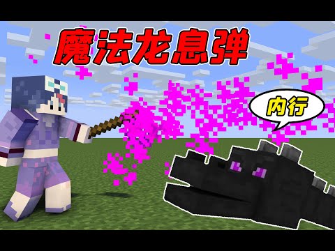 我的世界極限生存：用煉藥鍋制作魔法龍息彈，末影龍直呼內行