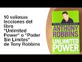 Poder Sin Límites de Tony Robbins - 10 aprendizajes del Libro