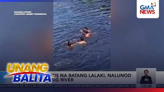 9-anyos na batang lalaki, nalunod sa Pasig River | Unang Hirit