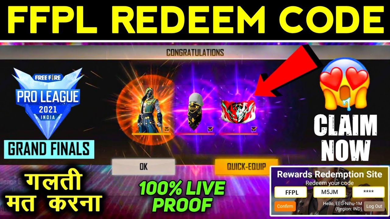 FFPL DREAM TEAM MATCH DAY 3 REWARDS REDEEM CODE IN FREE FIRE REDEEM CODE TODAY FREE FIRE REDEEM CODE