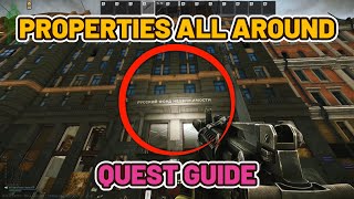 Properties All Around Quest Guide - Streets of Tarkov  #escapefromtarkov #tarkov