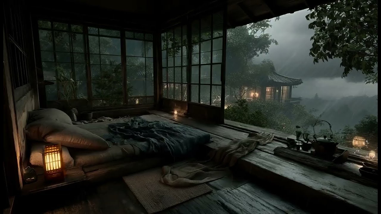 Best Rain in the Forest at Night 🌲 | Sleep Deeply with Rain Sounds