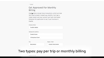 How to use the Billing section of Uber for Business