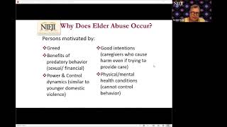 Disrespect: Elder Abuse, Financial Exploitation, & COVID-19