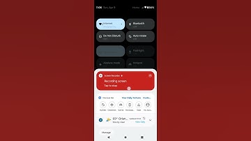 How to start a Motorola "Screen record".