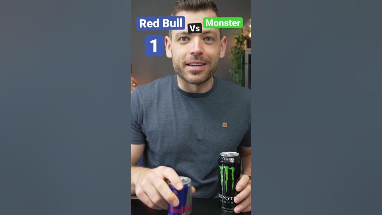 Krigsfanger øge ret RED BULL vs MONSTER! #shorts #marketing #energydrinks #brand #headtohead -  YouTube