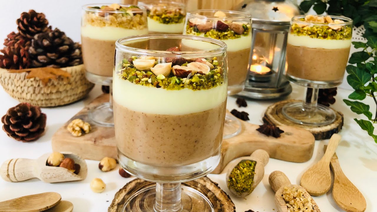 عصيدة البوفريوة التونسية  و الكريمة متاعها  بأدق التفاصيل و سر نجاحها/assidet noisettes et la crème