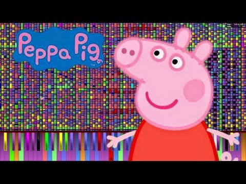 IMPOSSIBLE REMIX - Peppa Pig Theme Song - Piano Cover