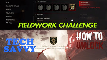 NEW FIELDWORK CHARACTER TECH SAVVY CHALLENGE GUIDE - THE SHADOWED THRONE DLC2 MAP - COD WW2 ZOMBIES
