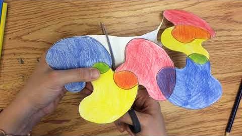 Color overlapping shapes