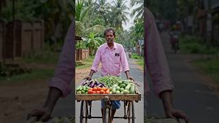 ഉന്തുവണ്ടിയിൽ എത്തുന്ന നാട്ടിൻപുറത്തിന്റെ ഫ്രഷ്‌നസ് 🥬✨ #shorts