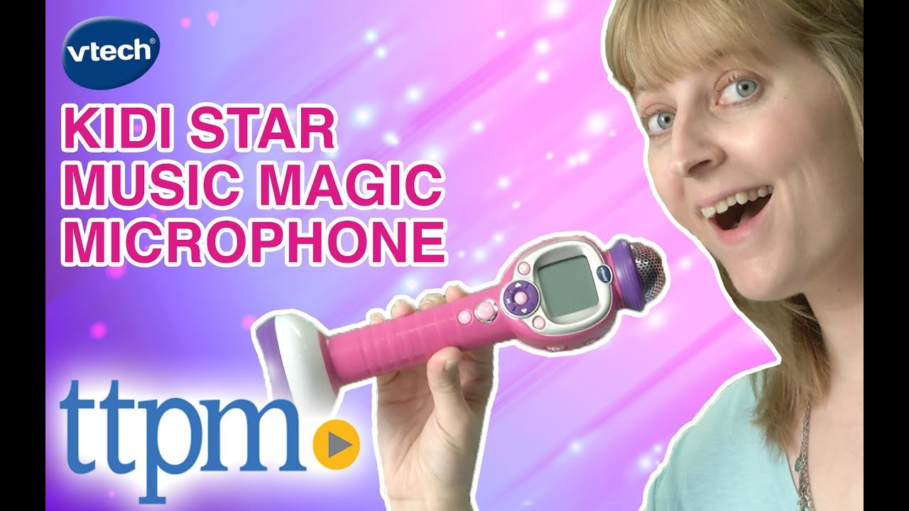 VTech Kidi Super Star Music Magic Microphone Built In Songs Voice Changer  Games