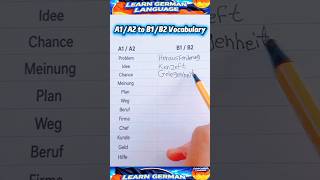 learn German jackoo 🇩🇪 | A1/A2 \rightarrow B1/B2 Word Upgrade #deutschlernen #grammartips