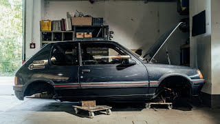 Peugeot 205 GTI restoration begins