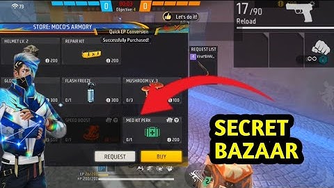 HOW TO ADD SECRET BAZAAR IN CLASH SQUAD IN FREE FIRE