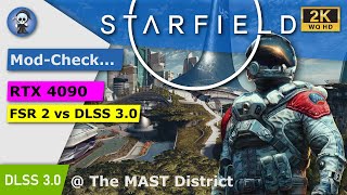 Starfield / Mod-Check / RTX 4090 / FSR 2 vs DLSS 3.0 / FREE Frame Generation MOD / 1440p / WQHD
