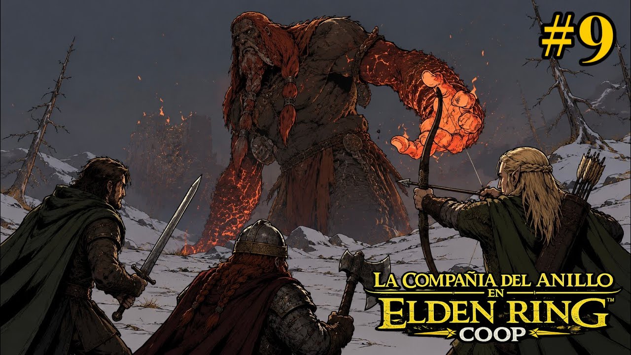 LA COMPAÑÍA DEL ANILLO EN ELDEN RING 🔥 EL GIGANTE DE FUEGO ft. @xPaRkOuR999 & @xPaRkOuR999 #9